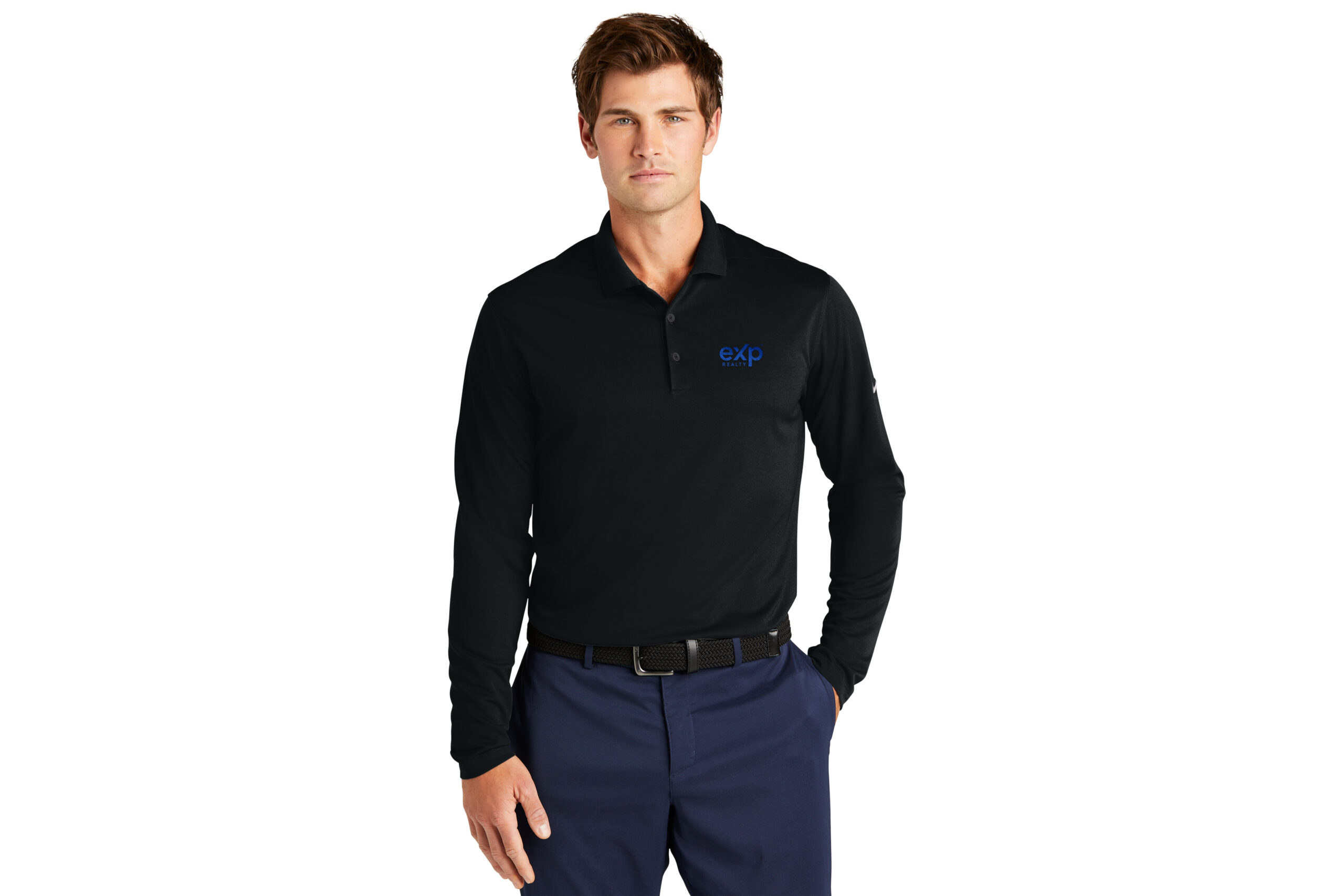 eXp Realty | Nike Mens Long Sleeve Polo - Image 3