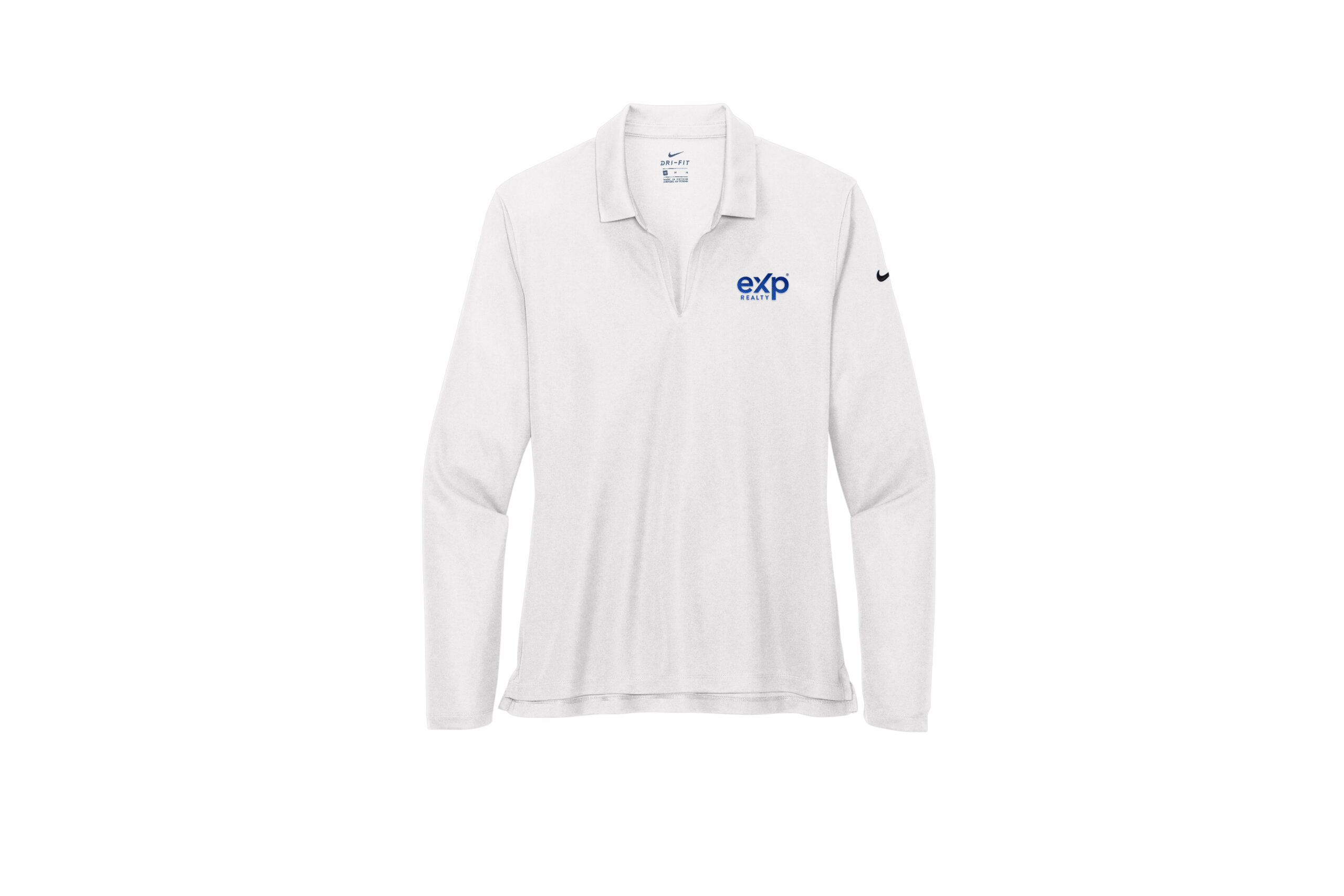 eXp Realty | Nike Ladies Dri-FIT Micro Pique 2.0 Long Sleeve Polo Embroidered - Image 8