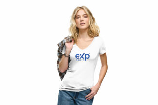 eXp Realty | District® Women’s Perfect Tri® V-Neck Tee (Direct To Film)