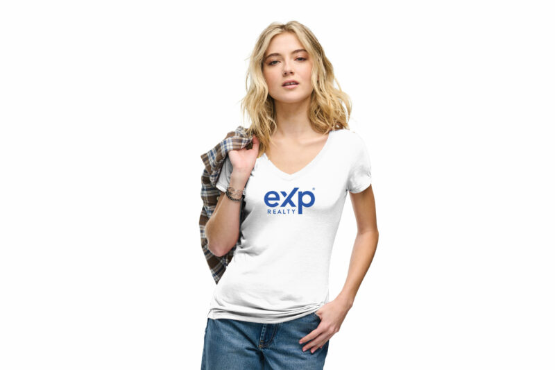 eXp Realty | District® Women’s Perfect Tri® V-Neck Tee (Direct To Film)