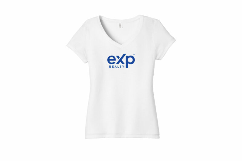 eXp Realty | District® Women’s Perfect Tri® V-Neck Tee (Direct To Film) - Image 2