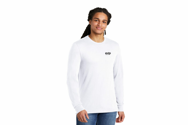 eXp Realty | District® Perfect TRI® Men's Long Sleeve Tee - Image 7