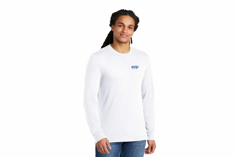 eXp Realty | District® Perfect TRI® Men's Long Sleeve Tee - Image 3