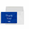 eXp Realty | Blue/White Geometric Shape Thank You Card