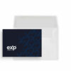 eXp Realty | Navy Greeting Card w/ X Pattern