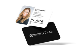 PLACE | Photo Business Cards White w/ Team Name (Left)